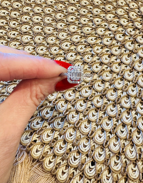 Modern Grace Emerald Cut Ring