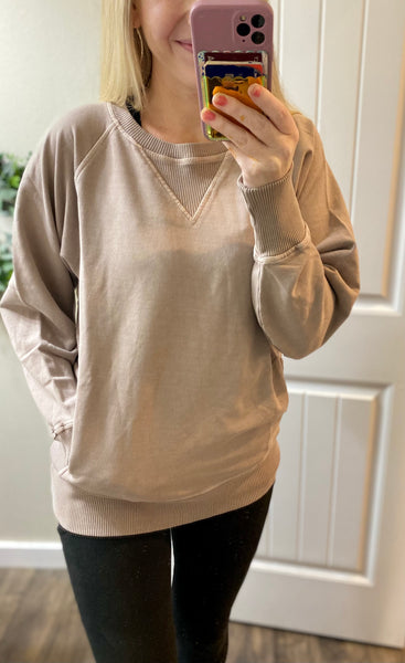 Spring French Terry Pullover