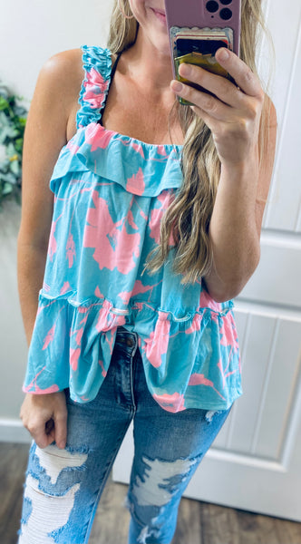 Pretty Appealing Ruffle Detail Tank