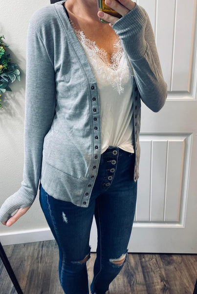 Snap Button Cardigan