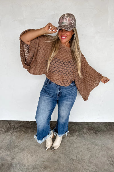 PREORDER Blakeley Fall Colors Free Spirit Bell Sleeve Top