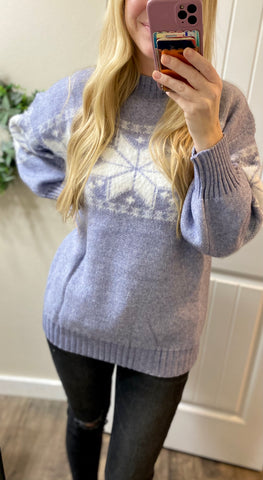 Winter Snowflake Sweater