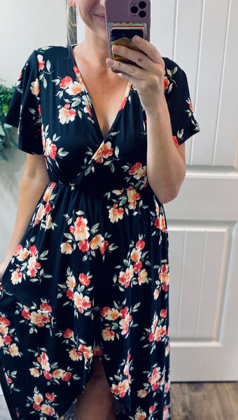 Floral Hi-Low Dress