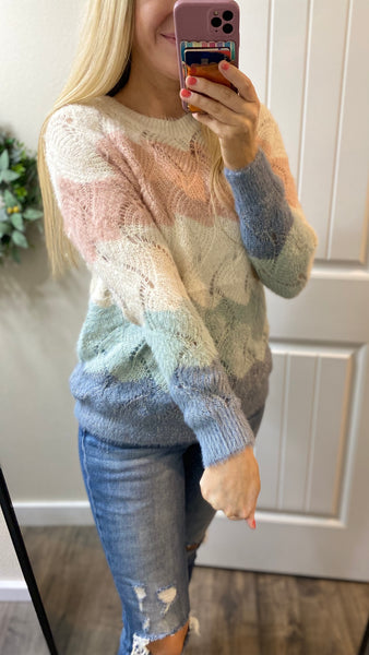 Dusty Colorblock Sweater