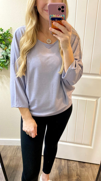 Andree By Unit Dolman 3/4 Sleeve Blouse