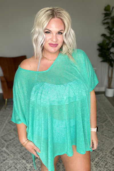 Warm Days, Cool Nights Top in Kelly Green
