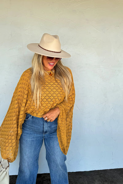 PREORDER Blakeley Fall Colors Free Spirit Bell Sleeve Top