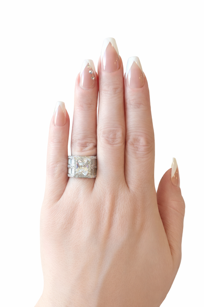 Lisa Art Deco Statement Ring