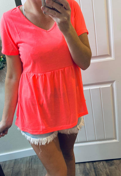 Ruffle Babydoll Top