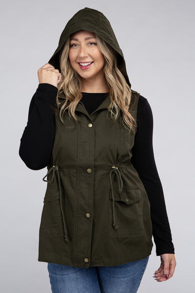 Hooded Military Vest