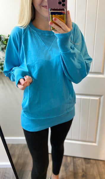 Spring French Terry Pullover
