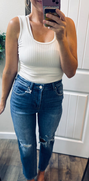Risen Relaxed Fit Distressed Denim