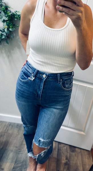 Risen Relaxed Fit Distressed Denim