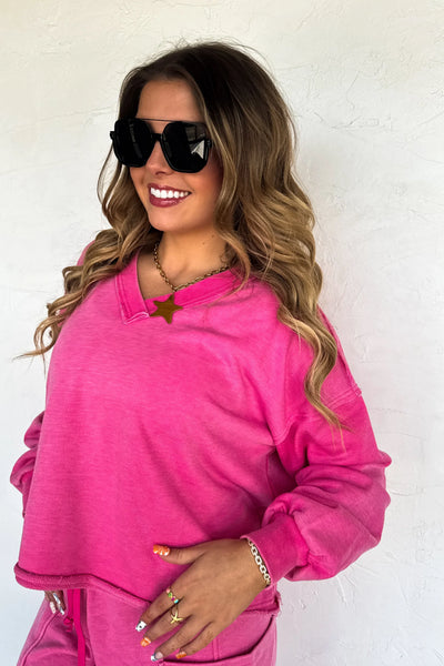 PREORDER Blakeley Faded Feels VNeck Pullover