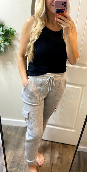 Fleece Cargo Joggers