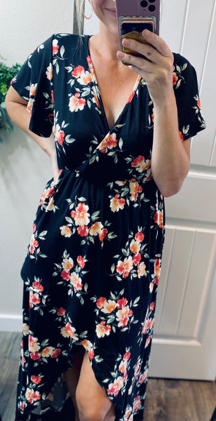 Floral Hi-Low Dress