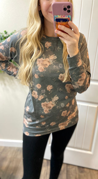 Floral Pullover