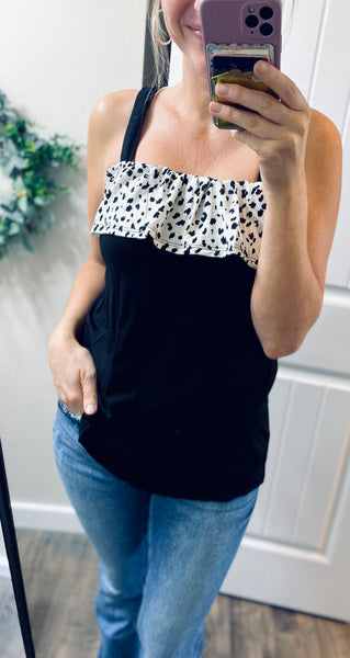 Polka Dot Detail Tank