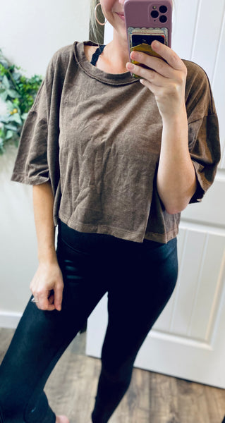 Can't Handle It Cropped T-Shirt