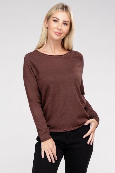 Viscose Round Neck Sweater