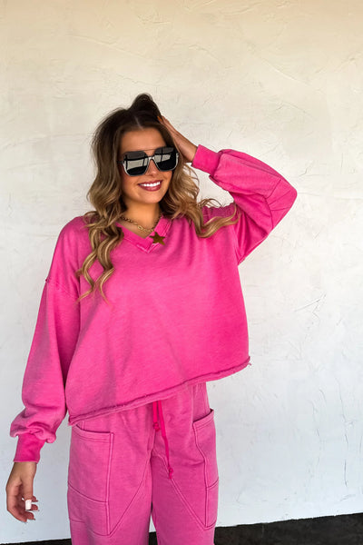 PREORDER Blakeley Faded Feels VNeck Pullover