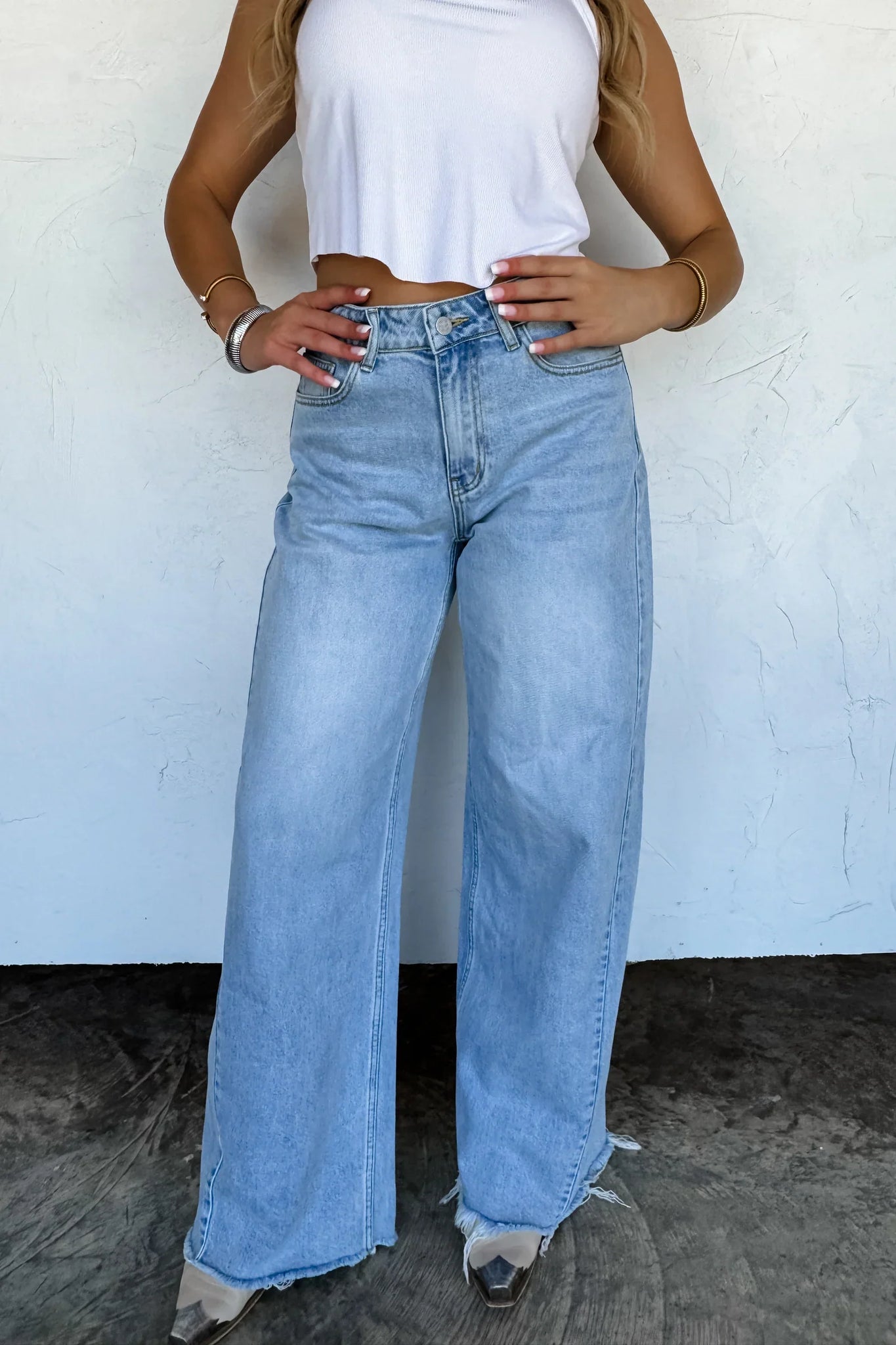 Preorder Blakeley Quincy Wide Leg Jeans