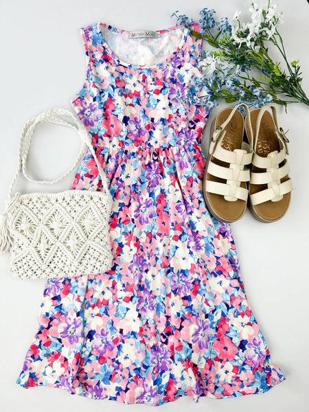Floral Sleeveless Dresses