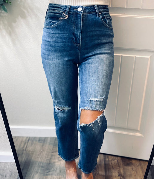Risen Relaxed Fit Distressed Denim