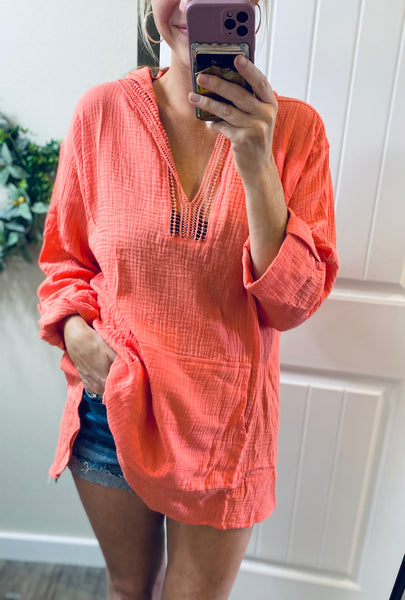 Coral Beach Pullover
