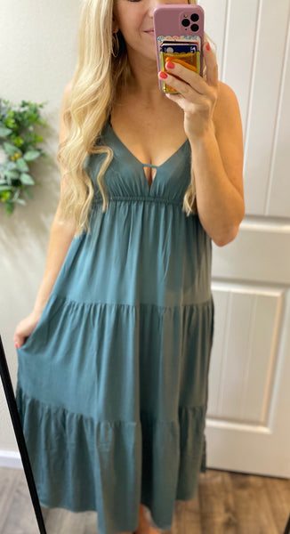 Sweetheart Cami Midi Dress