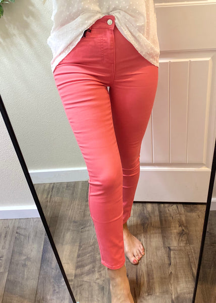 Coral Pink Pants