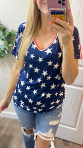 Stars Cozy Short Sleeve Tee