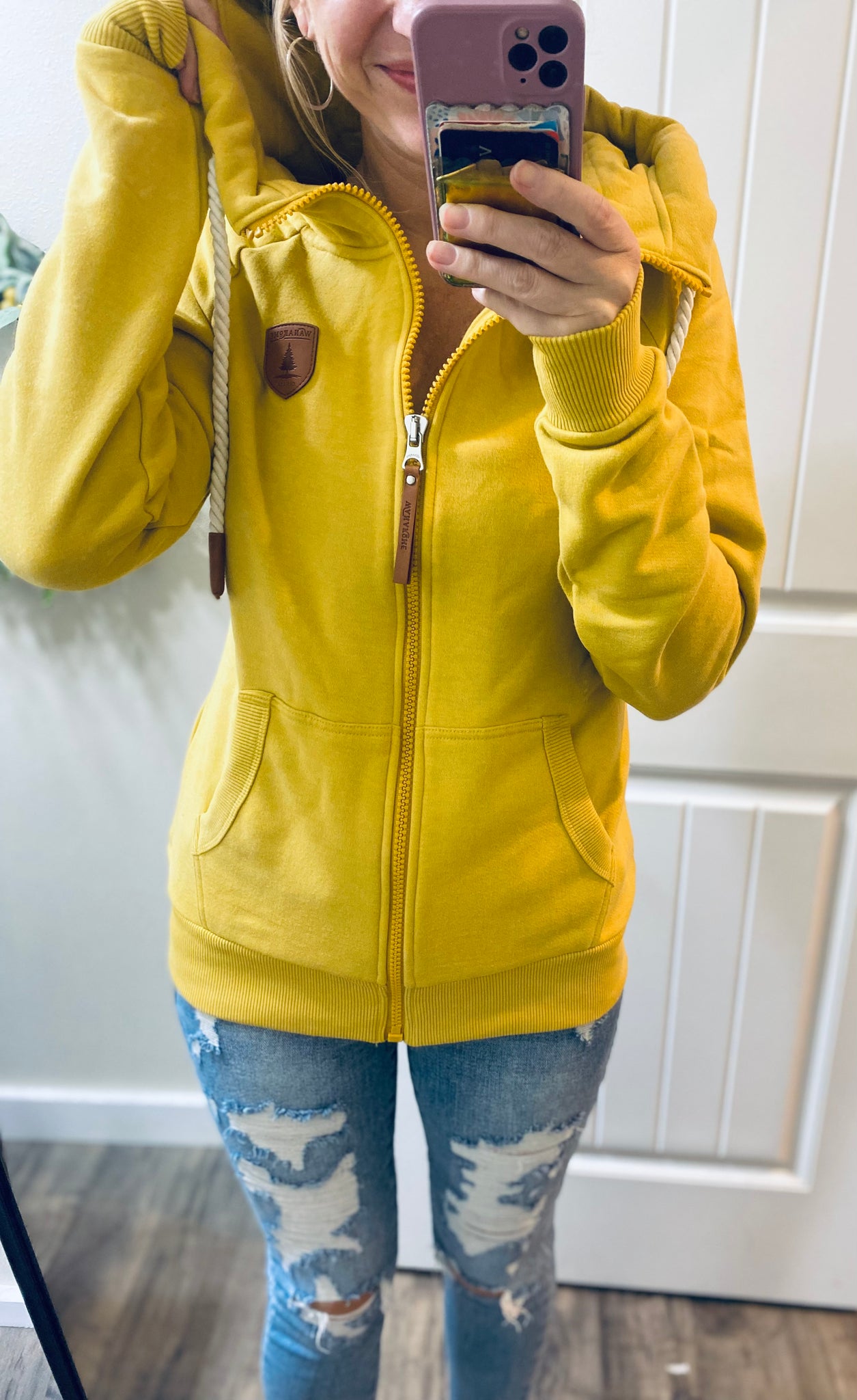 Yellow Full Zip and Pullover Wanakome