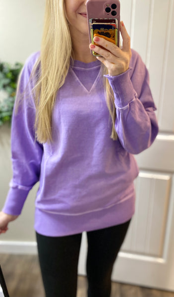 Spring French Terry Pullover