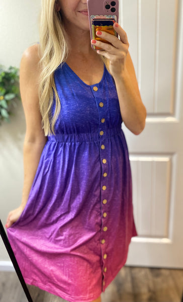 Button Down Sleeveless Dresses