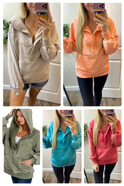 Oversized Grey, Ash Mocha, Magenta, Olive, Coral, Teal Soft Fleece Pullover