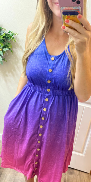 Button Down Sleeveless Dresses