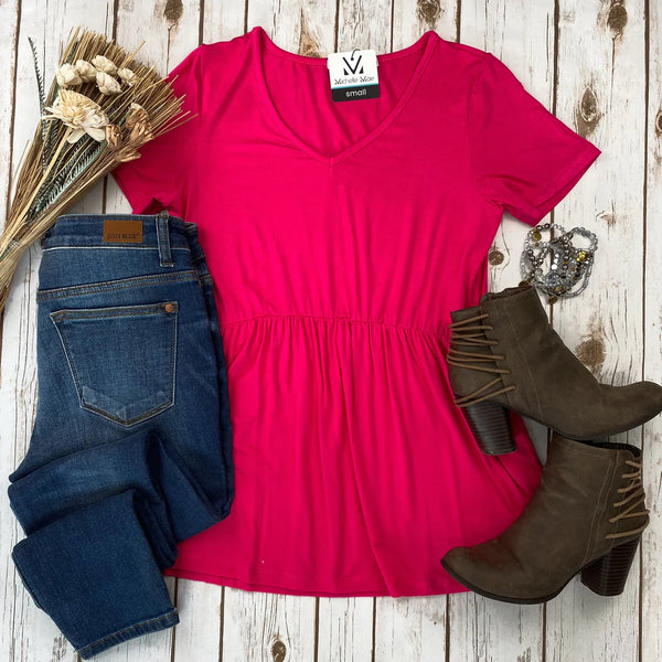 Ruffle Babydoll Top