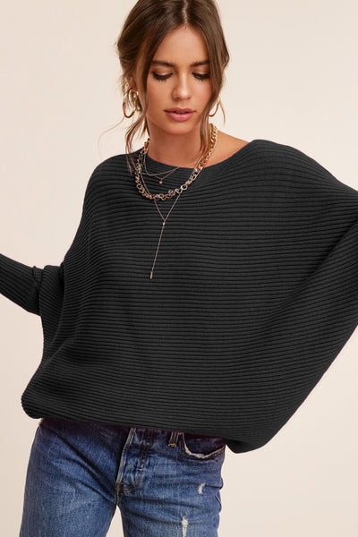 Ribbed Mae Viscose Sweater