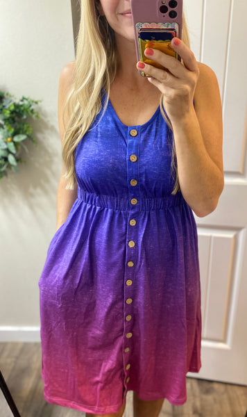 Button Down Sleeveless Dresses