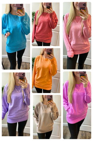 Spring French Terry Pullover