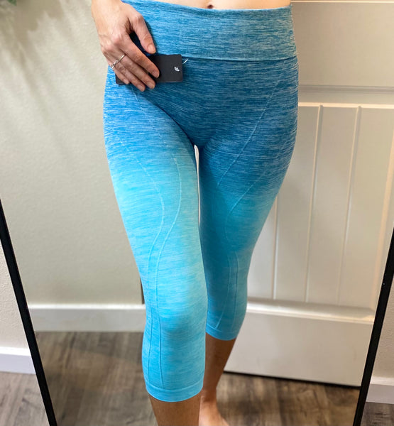 Blue Dip Dye Athletic Set