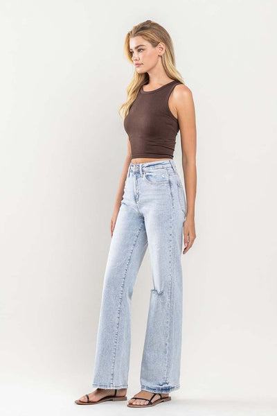 Vervet Lightwash 90’s Wide Leg Flare Denim