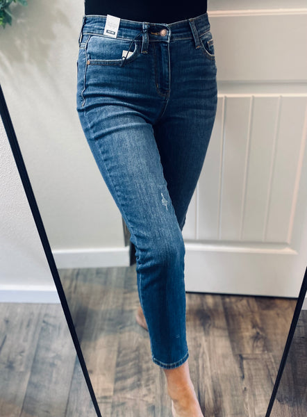 Judy Blue Relaxed Fit Cropped Denim