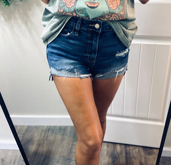 Midrise Cutoff Shorts