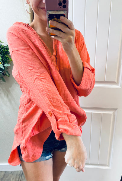 Coral Beach Pullover