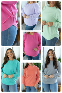 Spring Vintage Fleece Pullovers