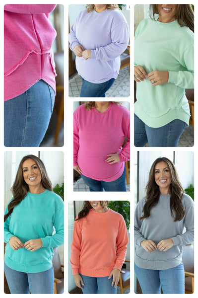 Spring Vintage Fleece Pullovers