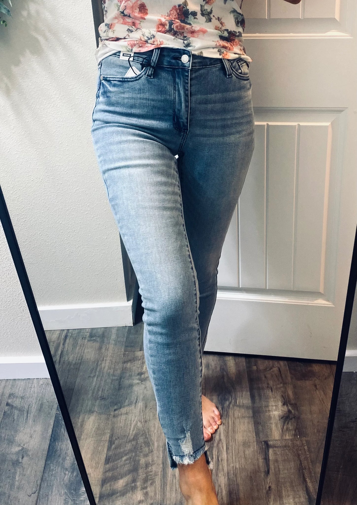 Judy Blue Raw Hem Cooling Denim