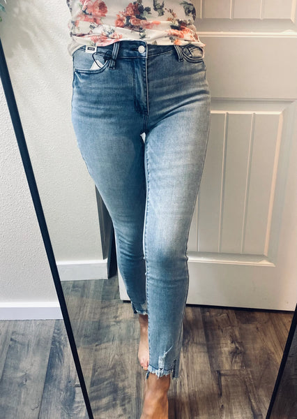 Judy Blue Raw Hem Cooling Denim